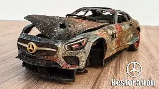 Destroyed MERCEDES Benz Amg GT - Incredible Restoration