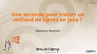 Une seconde pour traiter un milliard de lignes en java ? (Maxime Reynier)