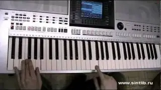 Руки Вверх - Чужие губы игра на синтезаторе