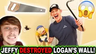 JEFFY DESTROYED LOGAN'S WALL!