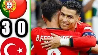 Turkey 🇹🇷 vs Portugal 🇵🇹 | Match Highlights | Euros 2024