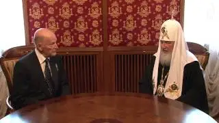 Патриарх Кирилл встретился с царем болгар Симеоном II