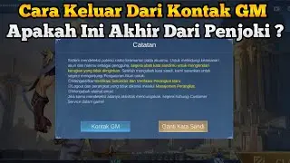 New GM Contact !! How to Exit the Latest GM Contact 2025 Mobile Legends - Cannot Change Account