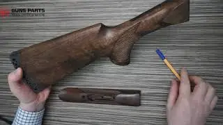 Иж-26,54 приклад и цевье Монте-Карло орех