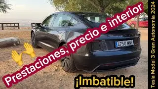 Prestaciones e interior Tesla Model 3 Gran Autonomía 2024