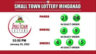 [LIVE] PCSO 5:00 PM Lotto Draw - January 3,  2022