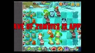 Plants vs. Zombies 2 - Frostbite Caves - Day 5 Walkthrough