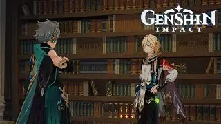Alhaitham and Kaveh scenes - Vultur Volans chapter: Act 1 | Genshin Impact 3.4