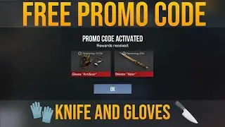 Free Knife and Gloves PROMO CODE 😱 Standoff 2