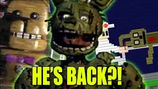 SPRINGTRAP CAME BACK TO LIFE ?! - Fredbear Workshop (Five Nights at Freddys)