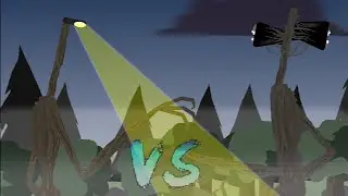 Siren Head vs Light Head | FULL FIGHT