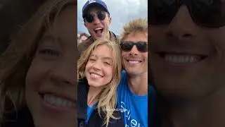 BTS of Glen Powell and Sydney Sweeney's upcoming Rom-com. ❤️ 🔥 #sydneysweeney #glenpowell