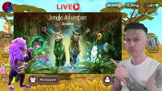 🔴 LIVE | WildCraft LION LVL 207 - The Wolf Season 6 it's Here And LVL UP |