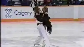 Bestemianova & Bukin Бестемьянова и Букин (URS) - 1988 Calgary, Ice Dancing, OSP (US ABC)