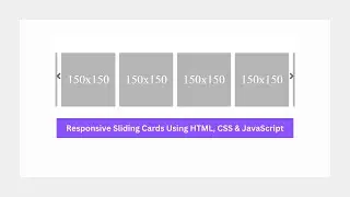 Responsive Carousel | How to Create Responsive Card Slider Using HTML, CSS & JavaScript