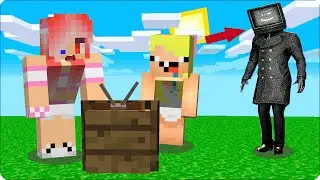 📺 ТВ МЕН Смотрит на НАС и Преследует в Майнкрафте! НУБИК ЛЕСКА Троллинг Ловушка