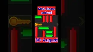 Mini-Game Puzzle solved🔑 