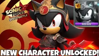 Warrior Shadow - New Character Unlocked! • Sonic Forces: Speed Battle🔥