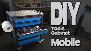 DIY  Mobile tools cabinet   Homemade  