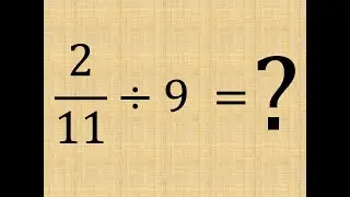 How to Divide Fractions and Whole Numbers without Simplifying