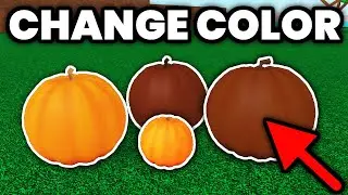 How to Change the NEW Pumpkin's Color in Lumber Tycoon 2 Roblox