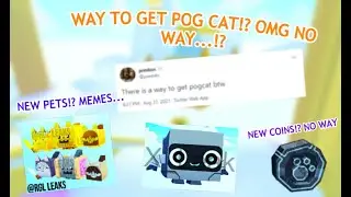 *PET SIM X UPDATE 15 LEAKS* OMG.. NO WAY NEW CURRENCY!? HOW TO GET POGCAT!?? NEW MEME PETS!?...
