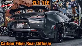 OEM ZL1 1LE Adding Type-AZ Quad Tips Carbon Fiber Rear Diffuser | Wide Stance!!