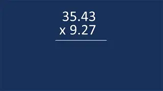 How to Multiply Decimals (Large Numbers)