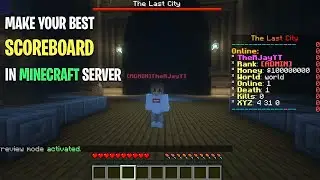 How To Make Best Scoreboard Full Setup in Minecraft Server Best Tab Plugin 