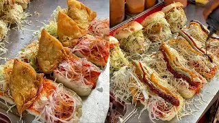 ऐसा Unique Samosa आपने Kabhi Nahi खाया होगा🥵🥵 Indian Street Food | Vadodara, Gujarat