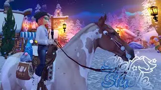Покупка гномика, козочки и гонки в зимней деревне 🎄 Star Stable Online