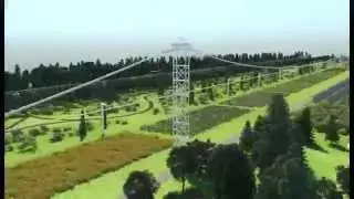 3D визуализация ЭкоТехноПарка SkyWay