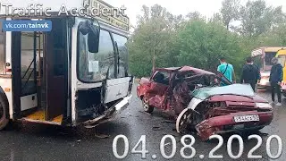 Подборка аварии ДТП на видеорегистратор от 04.08.2020 год