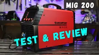 ArcCaptain MIG 200 Welder Review. Better than Titanium MP?