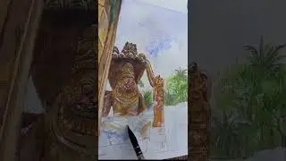 easy 🦁 Narashimha dev drawing #art #drawing #youtubeshorts