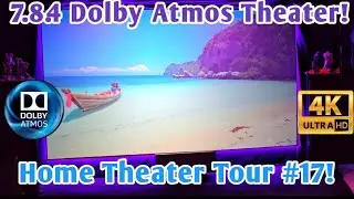 THE RAFCAVE HOME THEATER TOUR #17 - Sony 4K Projector / 7.8.4 Dolby Atmos / DTS:X Sound