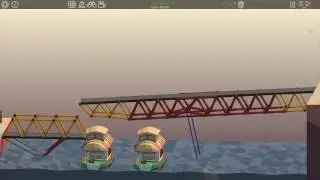 Poly Bridge 3 Solutions [Sloped Drawbridge 2-9]