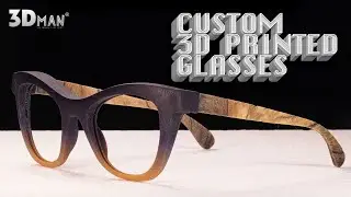 Most fashionable eyeglass frame 3D Printed by Polyjet technology in Toronto, Canada - 3DMan Studio