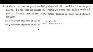 Systems of Equations Word Problems. Question 3