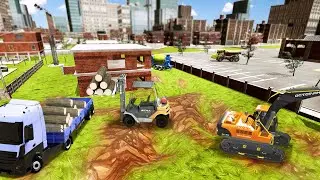 Jonhgame - 都市建設トラックシミュレーター : 天印に従って目的地に到達します。Android IOS GamePlay