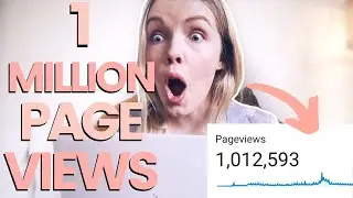 HOW I GOT 1 MILLION PAGE VIEWS MY FIRST YEAR BLOGGING: Get Blog Traffic From Pinterest