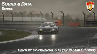 Sound & Data Series | Bentley Continental GT3 @ Kyalami GP (Wet)
