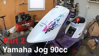 1994 Yamaha Jog 90cc build - Part 2