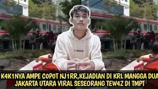 pejalan kaki di krL mangga dua Jakut viral || pembahasan