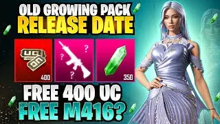 Old Growing Pack Is Coming Back | Growing Pack Release Date | 350 Green Crystals | Free Uc | Pubgm