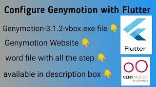 How do I connect flutter with Genymotion |Flutter Tutorial |Genymotion |Shreya's Stuff