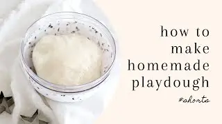 How To Make Homemade Playdough - Easy! | 