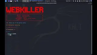 How To Install WebKiller On A Kali Linux Computer