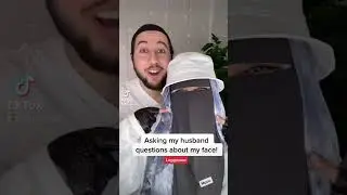 His reaction to seeing my face for the first time! 