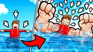 ROBLOX CHOP TRIES TO REACH MAX LEVEL IN SWIM CLICKER